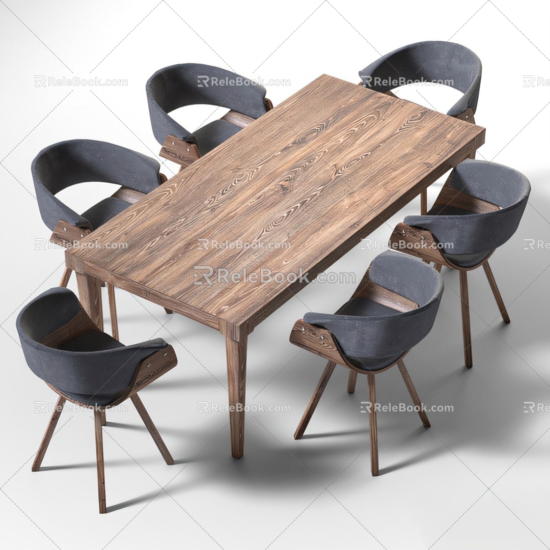 American Dining Table Combination Dining Table Chair model