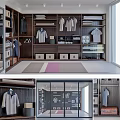 Modern Cloakroom 3d model