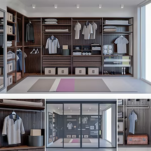 Modern Cloakroom 3d model