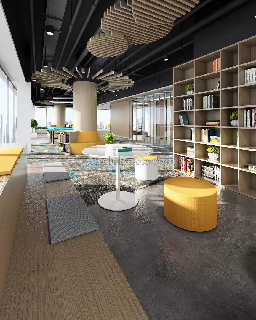 Reading Room 3d model