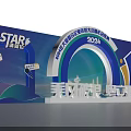STAR 2024 Event Stage Backdrop With Riding the Waves And Leading the Trend