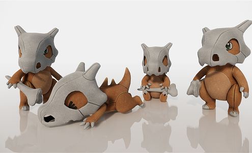 Modern Toys Pokémon Caracalla Plush Toy 3d model