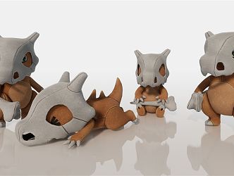 Modern Toys Pokémon Caracalla Plush Toy 3d model