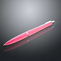 Pink Ballpoint Pen With Sleek Design And Metallic Accents For Daily Writing Use
