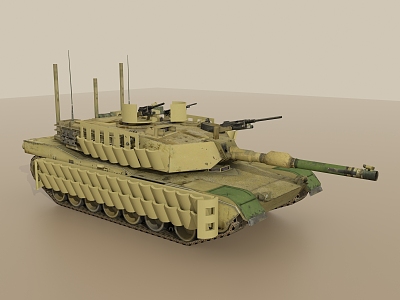 M1A2Sep main battle tank 3d model