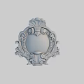 Ornate Classical Carved Wall Decor With Intricate Leaf And Scroll Motifs