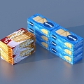 Packaging Box Snack Food Box 3d model