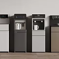 Modern Kitchen Appliances Standing Water Dispensers with Digital Displays and Multiple Colors
