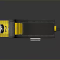 Tape ruler iron tape measure tool measuring tool hardware 3d model