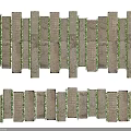 Natural Stone Slab Garden Path Paving With Grass In Gaps For Outdoor Design