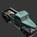 Classic Pickup Truck 3d model