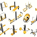 Colorful Playground Equipment Collection With Slides Swings Climbing Frames And Safe Design Features