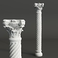 European Column Roman Column 3d model