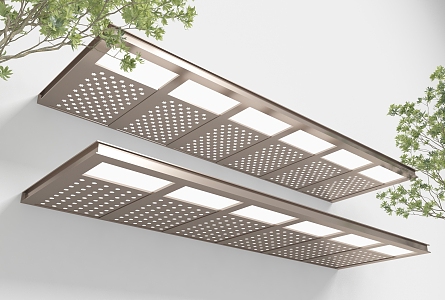 Modern Canopy Metal Canopy 3d model