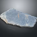 Natural Gray Stone Slab With Textured Surface For Home Decor And Countertops