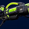 Sci-fi Rifle 3D Model Realistic Weapon Gun Firearms Rifles Submachine Gun Tour 3d model