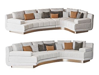 Modern Multiplayer Sofa 3d model