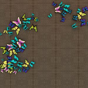 Modern Butterfly Craft 3d model