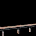 Nanjing Yangtze River Bridge Modern Bridge 3d model