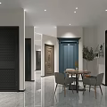 Luxurious Door Showroom Showcasing Various Styles With Decorative Frames Lighting And Elegant Floor