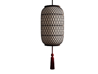 Lantern chandelier 3d model