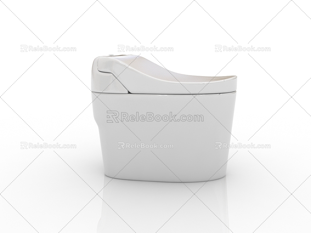 Modern Bathroom Supplies Toilet Smart Toilet Toilet 3d model