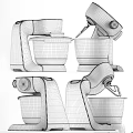 Beko Stand Mixers Black And Gray Modern Design With Stainless Steel Bowl