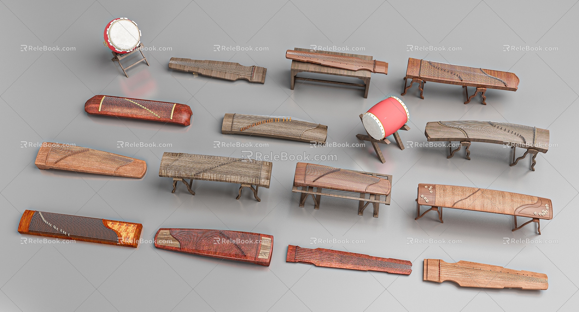 Musical Instruments 3d model