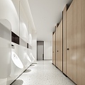 modern public toilet 3d model