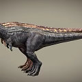 Two Realistic Dinosaurs Standing With Detailed Skin And Natural Poses