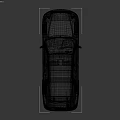 White Station Wagon Car With Sporty Red Black Rims And Front Headlights Design