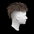 Elegant Jewelry Display On White Mannequin Head With Brown Short Hair