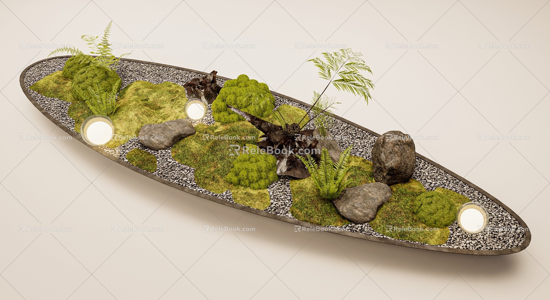 Micro-landscape 3d model