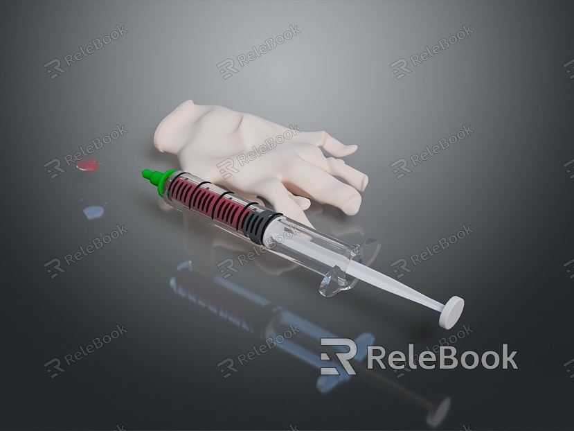 Anesthesia Gun Syringe Gun Infusion Gun Needle Medical Items model