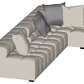 Corner sofa Multiplayer sofa 3d model