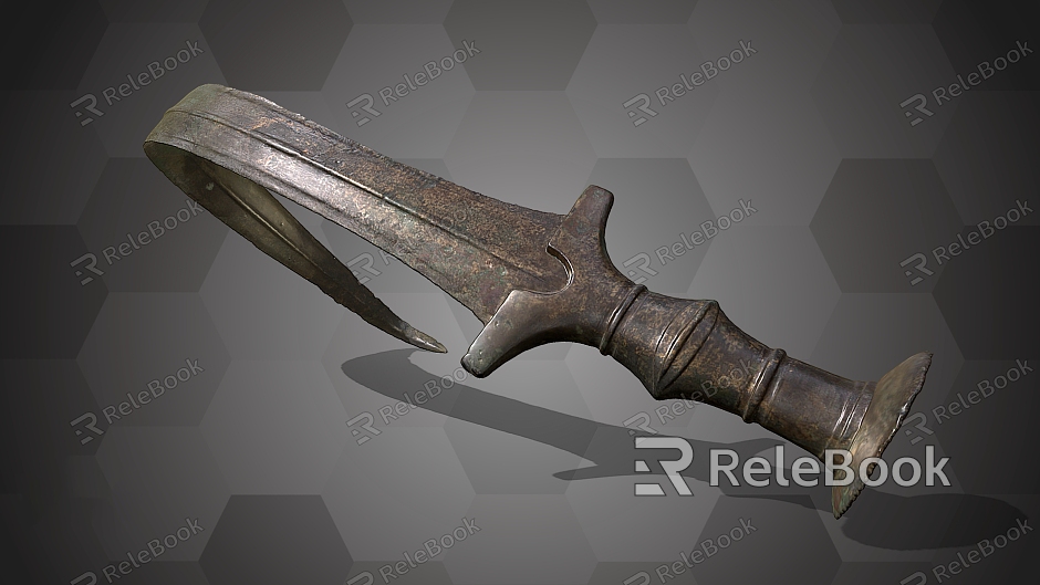 Bronze Sword Long Sword Antique Sword Relics model