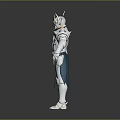 Sci-Fi Style Mecha Warrior Mecha Future Warrior Character Armor Sci-Fi Character Mecha Soldier Robot Game Character War Machine