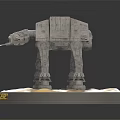 Modern Robot Star Wars Robot Machine Warrior 3d model