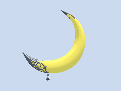 Modern game Moon Moon 3d model