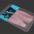 Kroger Pescatore Fish Fillets Packed in Plastic Tray with Two Pieces