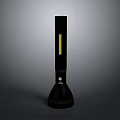 Coast Black Flashlight With Yellow Light Strip And Portable Ergonomic Design