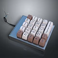 Custom DIY Mechanical Keyboard With Colored Keycaps Wired Connection And Compact Layout