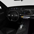 White Modern Sedan With Sleek Exterior And Front Grille Design Silver Wheels