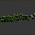 Detailed Realistic Green Terrain Model Showcasing Lush Vegetation And Undulating Landforms