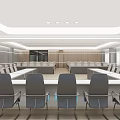 modern command center 3d model