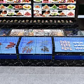 Open Display Counter With Glass Cases Fresh Seafood Shellfish And Marble Base 3d model
