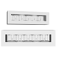 Silent embedded corner wall lamp gypsum wall lamp atmosphere lamp niche 3d model