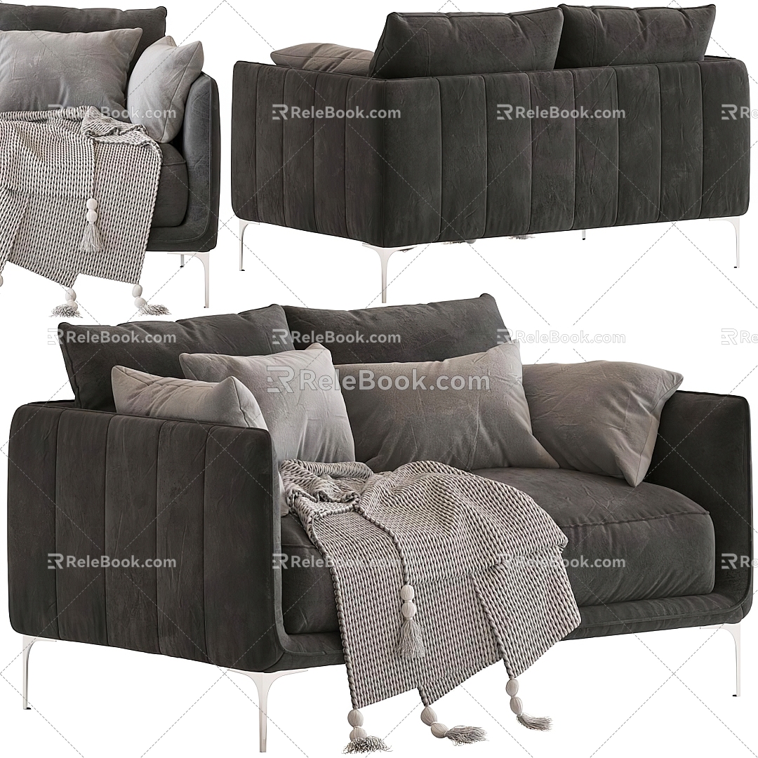 Multiplayer Sofa Sofa Fabric Multiplayer Sofa 3d model