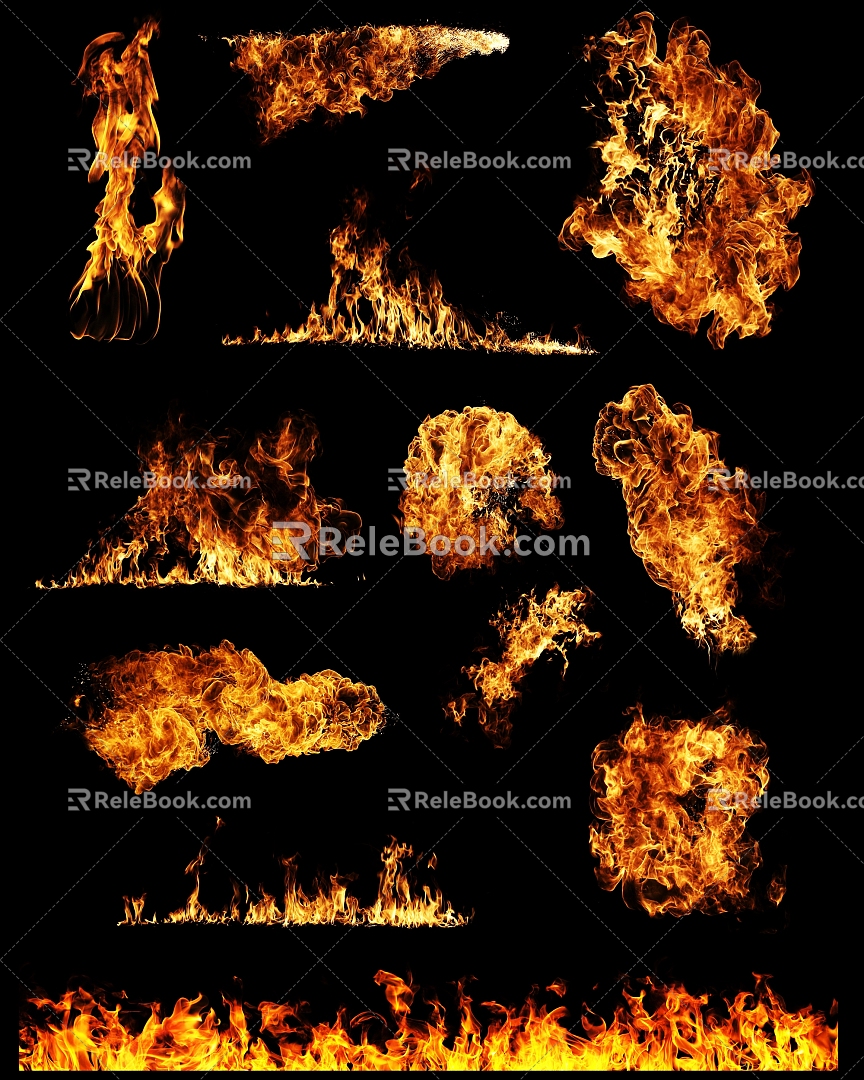 Flame 3d model