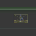 3D Weapon Model With Yellow White Color Top Sphere Symmetrical Side Structures White Pillar Base